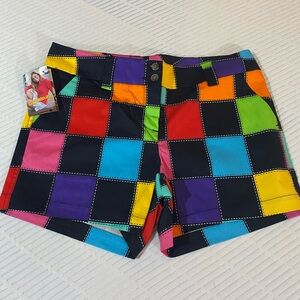 Colorful Loudmouth Golf Women’s Checkered Shorts